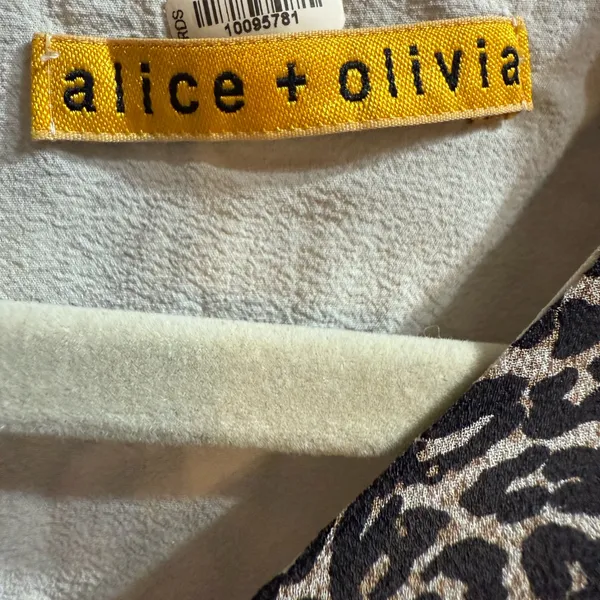 Alice + Olivia‎ Silk Leopard Print Mini Dress SZ XS Evening Wear Classy Dress - Image 3