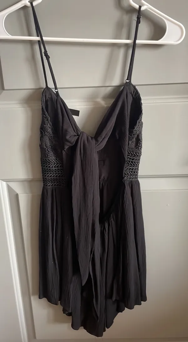 Garage Black Romper - Image 2