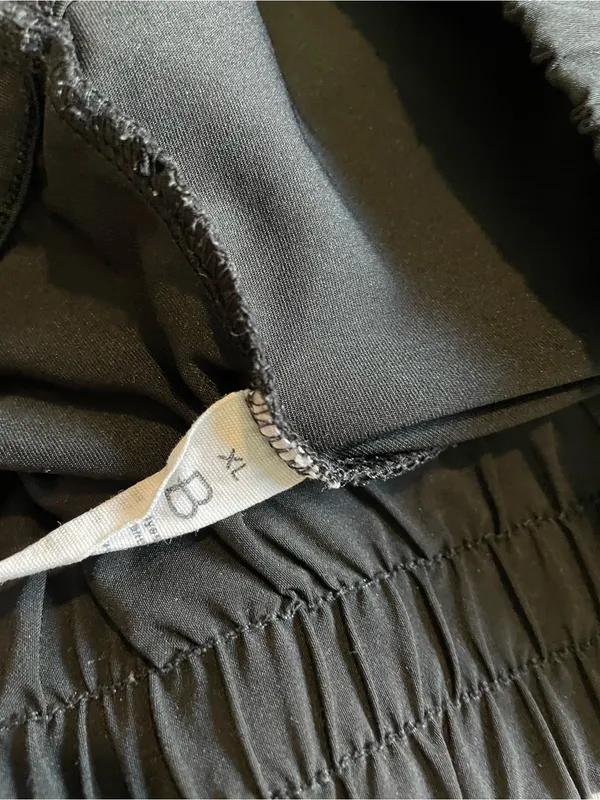 bp Black Athletic Running Shorts with Elastic Waist - Image 3