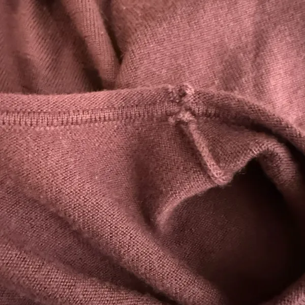 Babaton Merino Wool Long Sleeve Front Tie Sweater‎ - Image 6