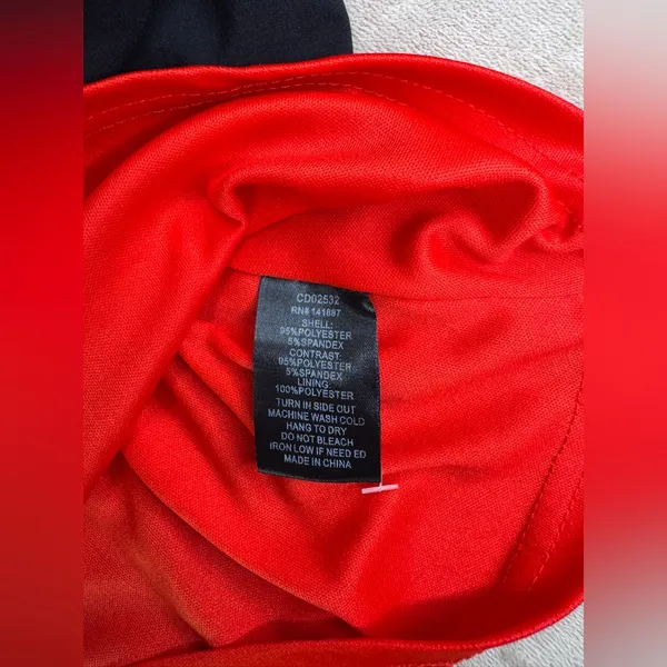 TCEC Red and Black Pleated Sundress Casual - Image 10