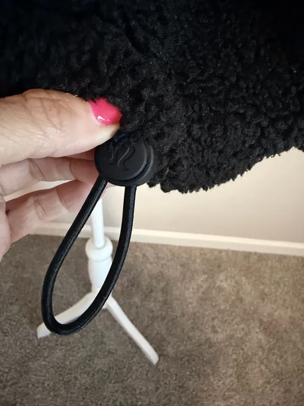 Lululemon Cinchable Fleece Cozy Zip-Up Black womens size 12 - Image 8