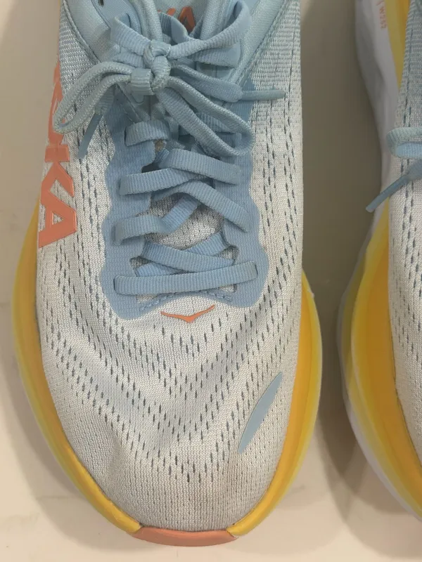 Hoka Women's Bondi 8 Running Shoes in Summer Song/Country Air - Image 4