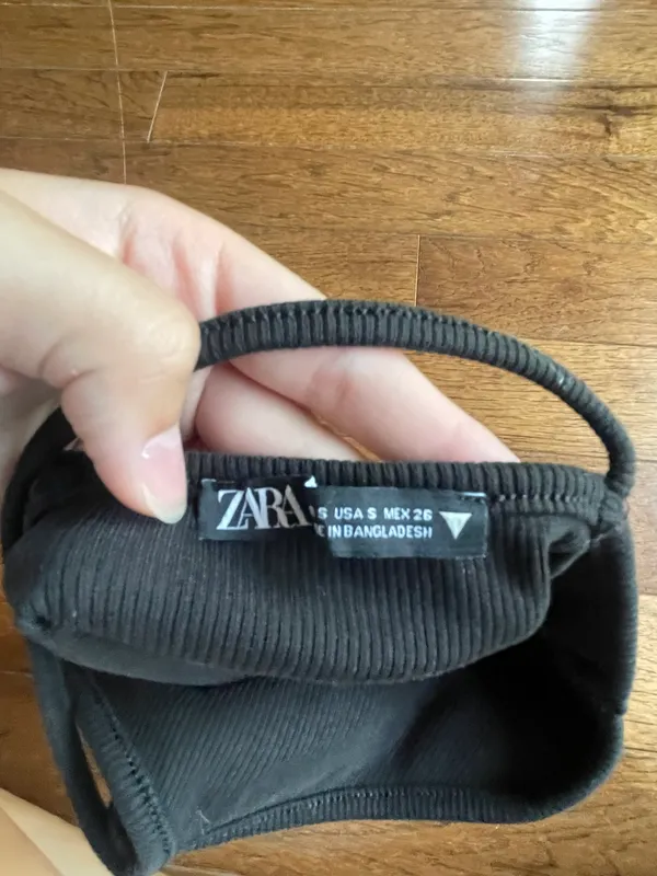 Zara Black Top - Image 2