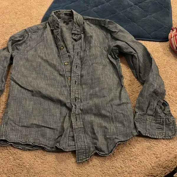 J crew blue button‎ down small - Image 2