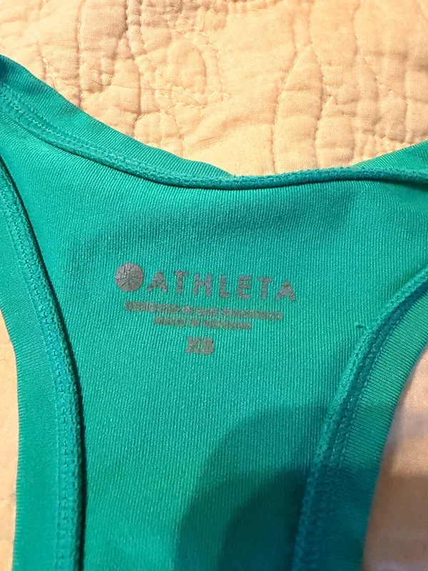 Athleta Racerback Tank Green - Image 3