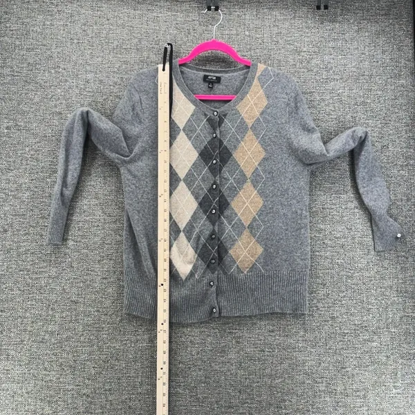 Apt 9 Cashmere‎ Cardigan Gray XL - Image 5