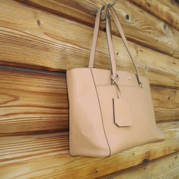 Tory Burch Robinson Small Tan Cardamom Bag Tote - Image 3