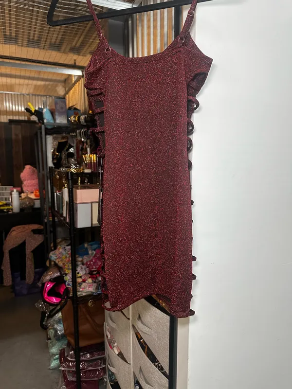 Dress Red Size XS - Image 7