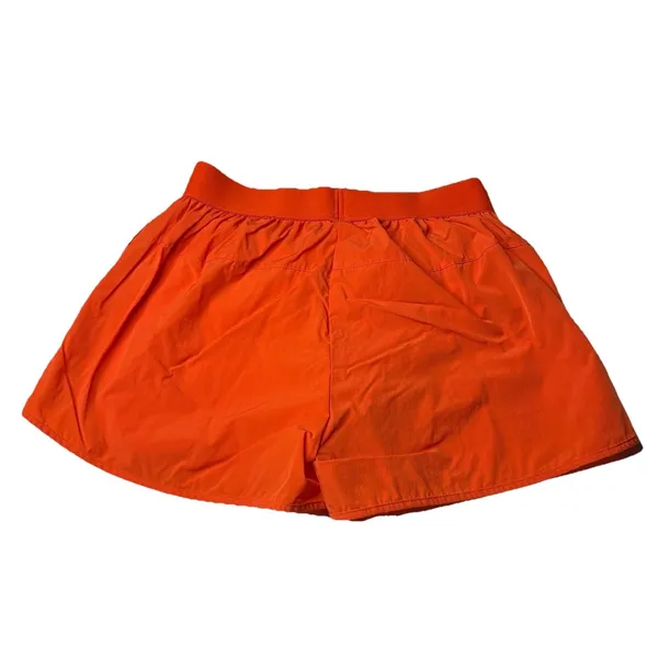 Unbranded Orange Lined Athletic Running Gym Shorts Size Medium Womens - Image 4