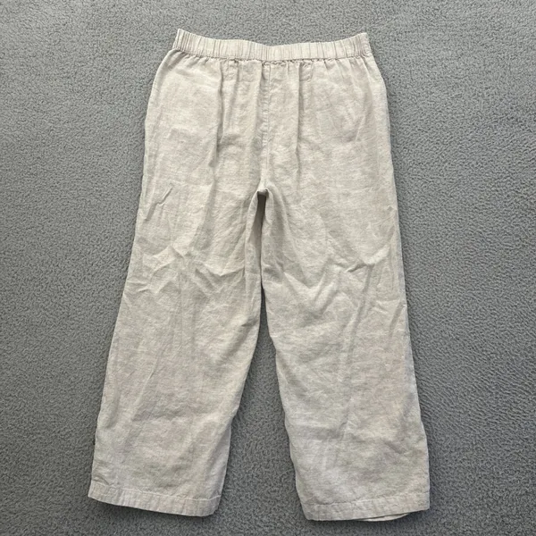 Habitat Clothes To Live In Wide Leg Pants Linen Cotton Lagenlook Women's Medium - Image 3