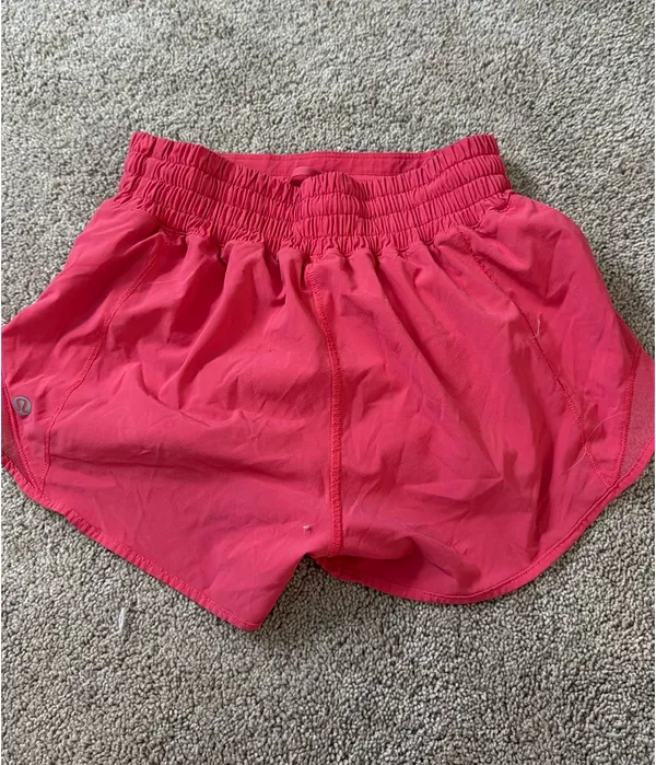 Pink Lululemon Hotty Hot Shorts 2.5" High-Rise - Image 2