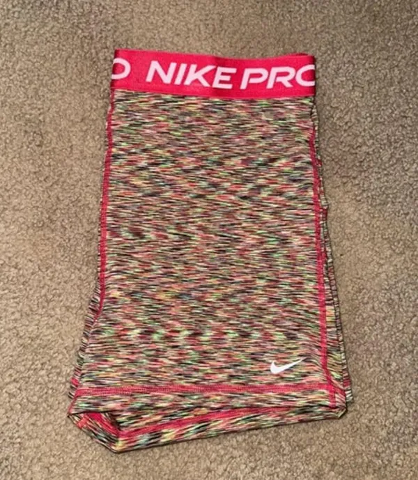 Nike Pro Pink 3” Spandex Shorts - Image 2