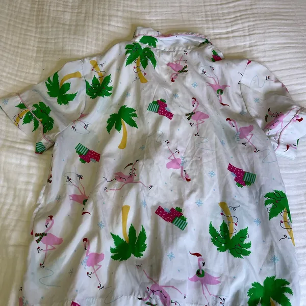 Cynthia Rowley Flamingo Holiday Pajama Top | Women’s M | TammysCollectedCloset - Image 2