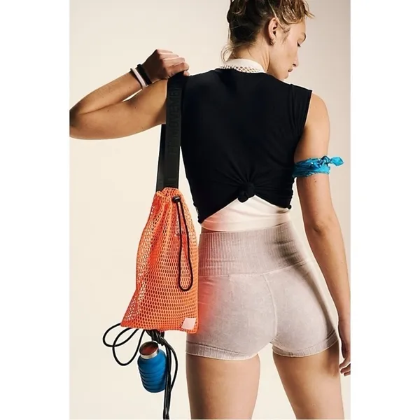 Free People FP Movement Mini Mesh Sling Bag in Lapis Royal Blue NWOT New - Image 14