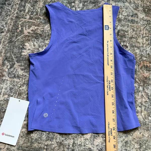 NWT Lululemon Swift Ventilated Running Tank Charged Indigo Purple W1DSMS Size 2 - Image 6