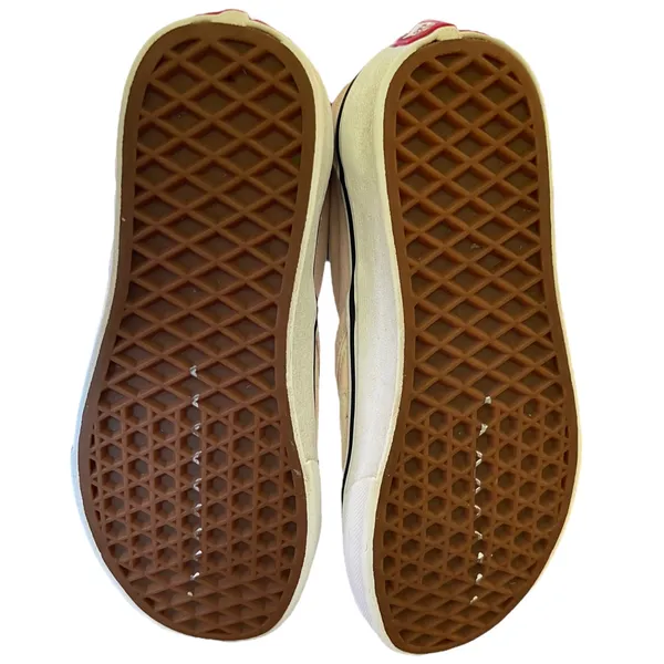 Vans Off The Wall Pink White Slip On Shoes Size 5 - Image 8