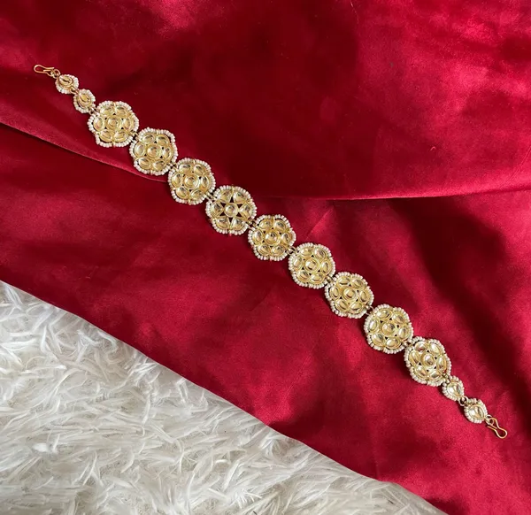 Golden Headband (matha Patti) Gold - Image 2