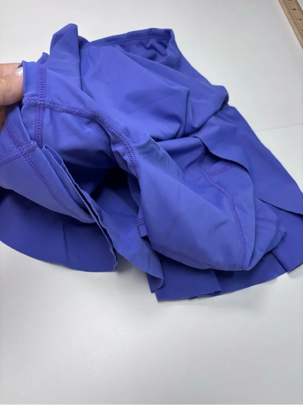 HALARA SoftlyZero Airy Crossover 2 in 1 Tennis Skirt Skort Periwinkle Color S - Image 6