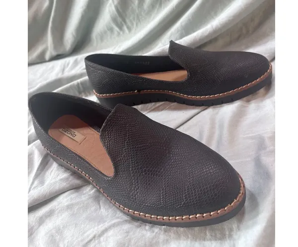 CAPA DE OZONO Black Loafer Flats Women's Slip On Shoes Comfort Casual - Image 2