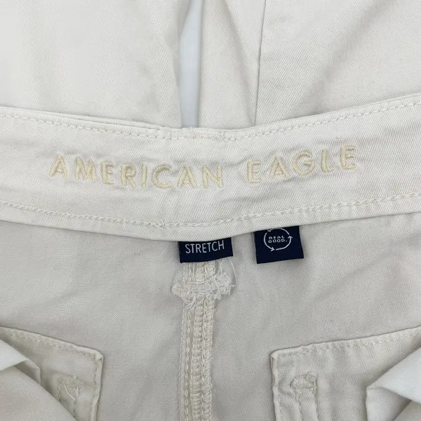 American Eagle Cargo Pants Women 000 Short Baggy Wide‎ Leg Minimal Indie Skater - Image 7