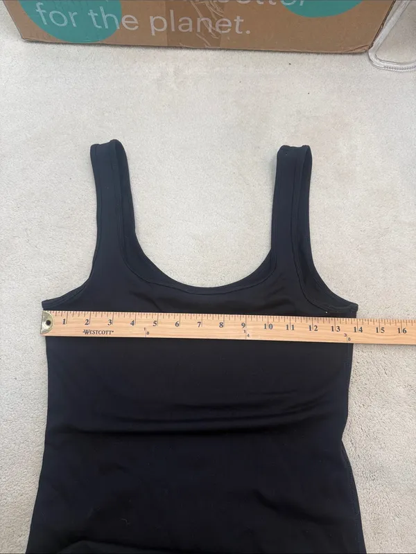 Abercrombie Soft AF Collection Black Tank Sleeveless Bodysuit Size Medium - Image 7