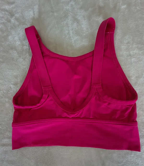 aerie Wireless Sports Bralette in Hot Pink - Image 2