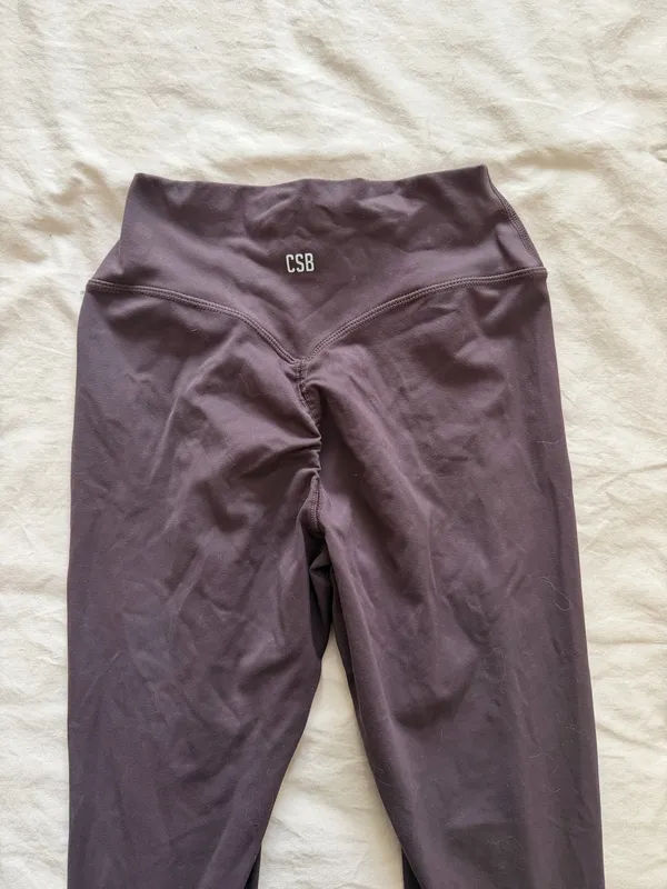 CSB brown scrunch leggings Size XS - Image 5