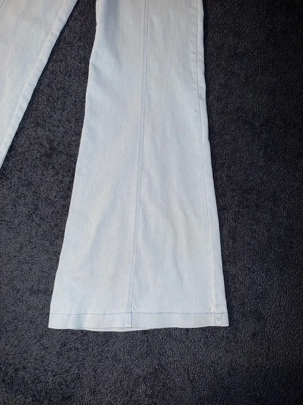 Flying Tomato Light Blue High-Rise Wide Leg Jeans - Image 2