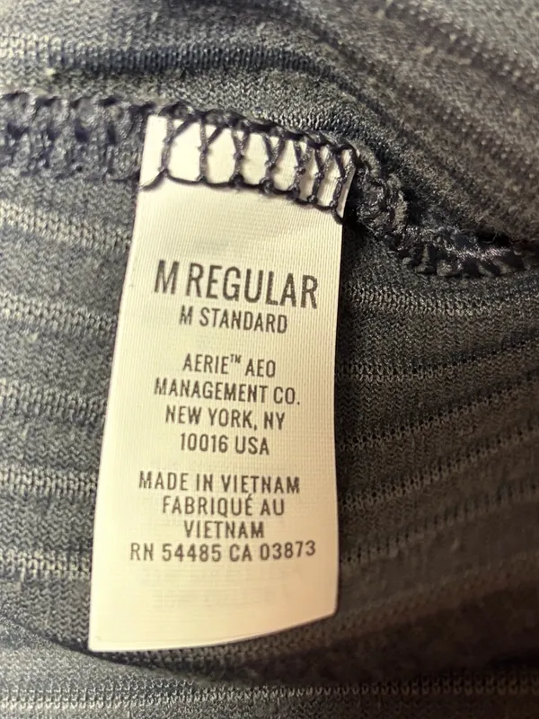 NEW Aerie Groove-On Ribbed Velour Flare Pants Charcoal Gray Womens Medium - Image 10