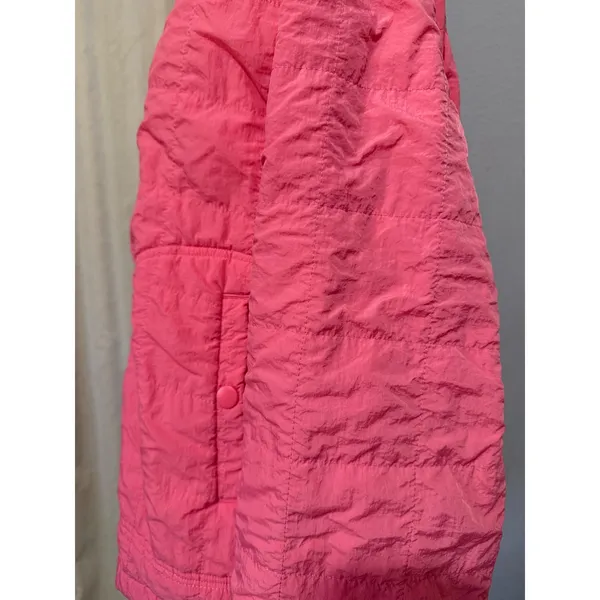 Avia Womens XL Jacket Pink Quilted Fleece Lined Full‎ Zip Hoodie Running Hiking - Image 11