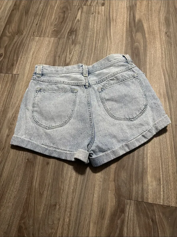 We The Free Light Blue Denim Jean Shorts - Image 8