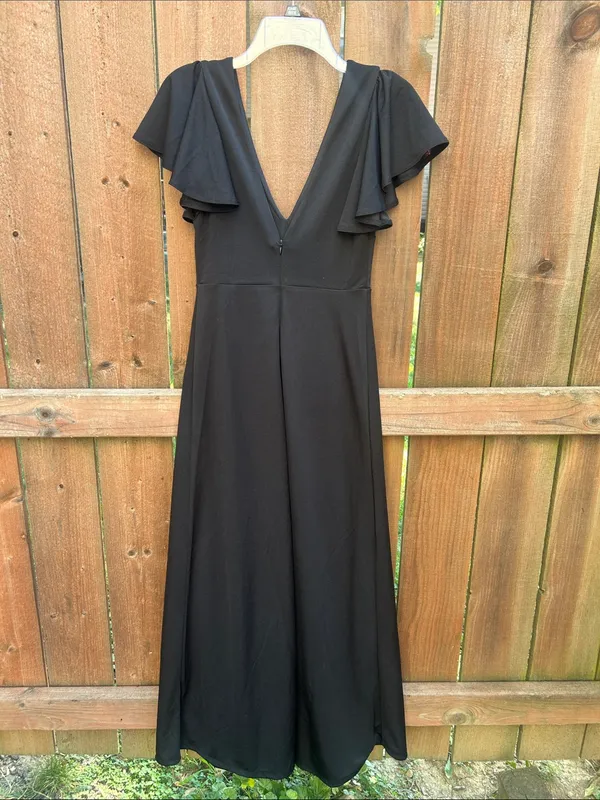 Birdy Grey Hannah Black Maxi Length Dress Size Small - Image 8