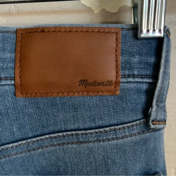 Madewell 10 in High Rise Skinny Raw Hem Denim‎ Jeans - Image 8