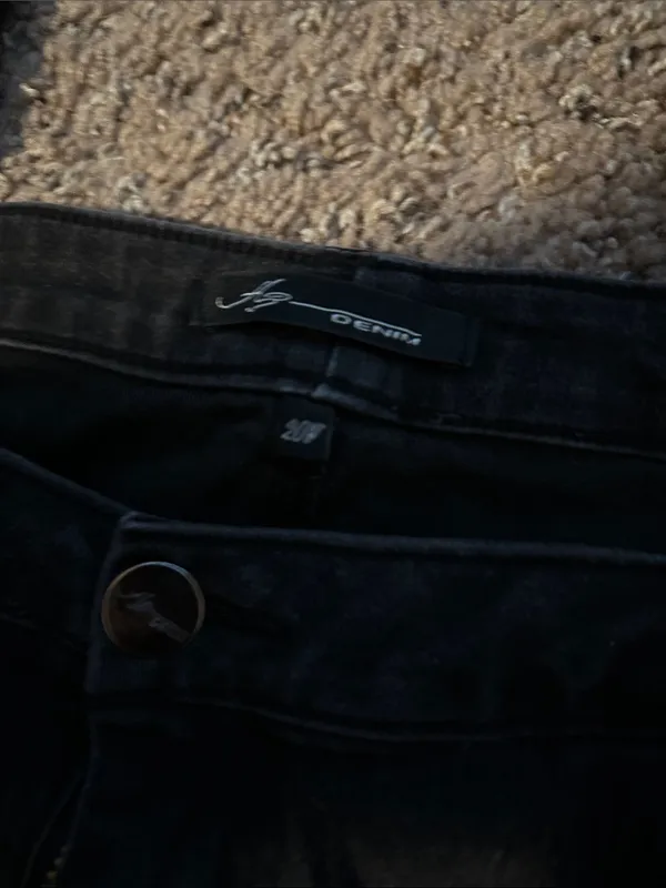 Black Bootcut Jeans Size 20W - Image 2