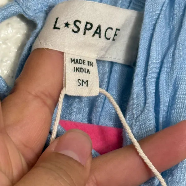 L*Space Light sky Blue Rafael Cover-Up size SM - Image 10