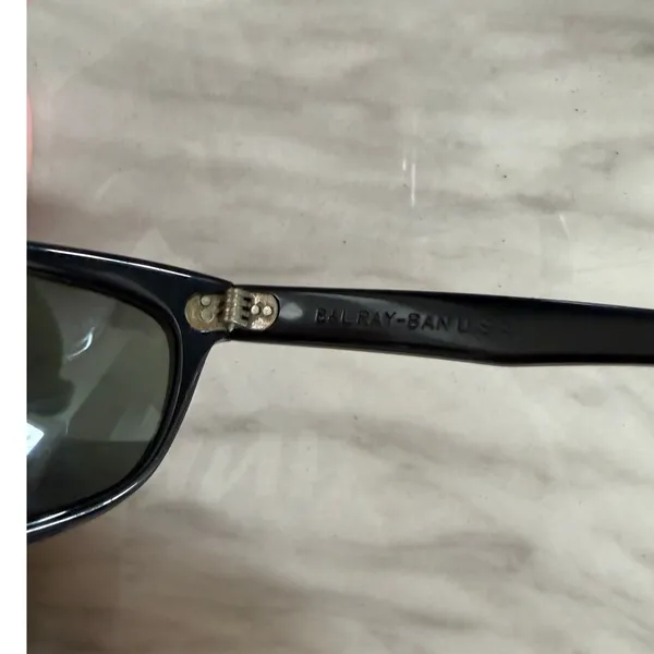 Vintage Ray-Ban Balorama Black Sunglasses (Clint Eastwood, Dirty Harry) - Image 5