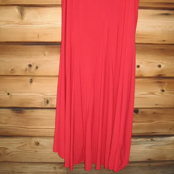 Jump Apparel Juniors One Shoulder Jersey Gown with Cutout - Image 8