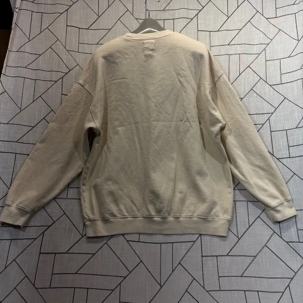 Billabong Sweatshirt Size Medium Cream Natural Mystic Graphic‎ Pullover - Image 3