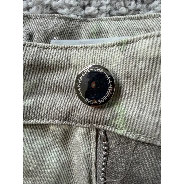 Maniere De Voir Grey Digital Camo Cargo Pants Women Streetwear Utility SIZE10 - Image 7