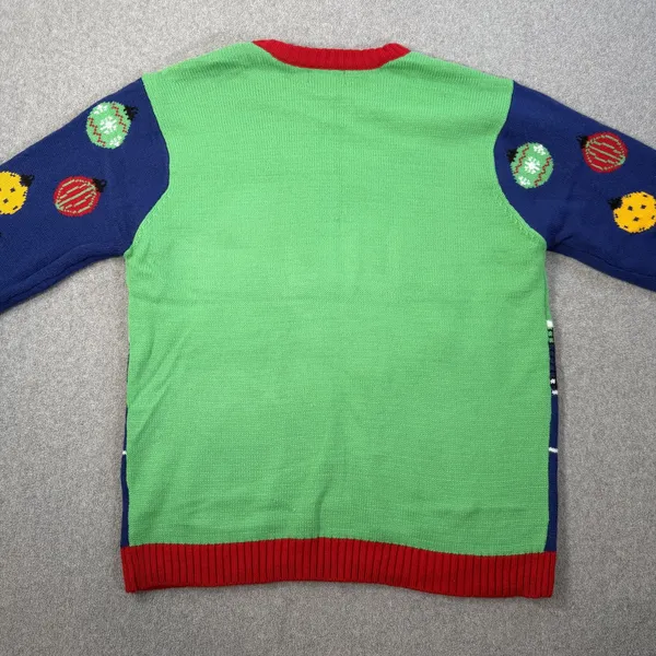 Blizzard Bay Ugly Christmas Sweater Adult LG Santa Mrs Claus Pickleball Holiday - Image 13
