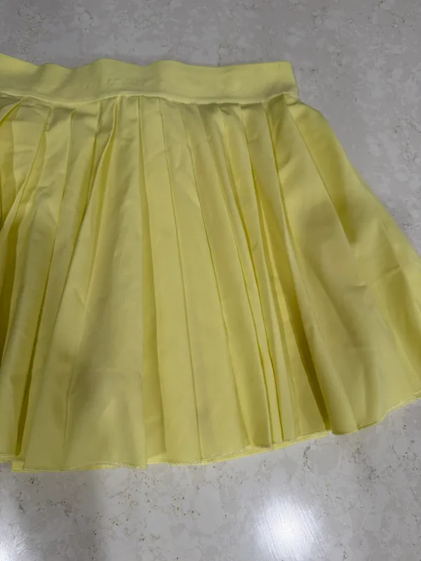 Yellow Tennis Skirt Size M - Image 2