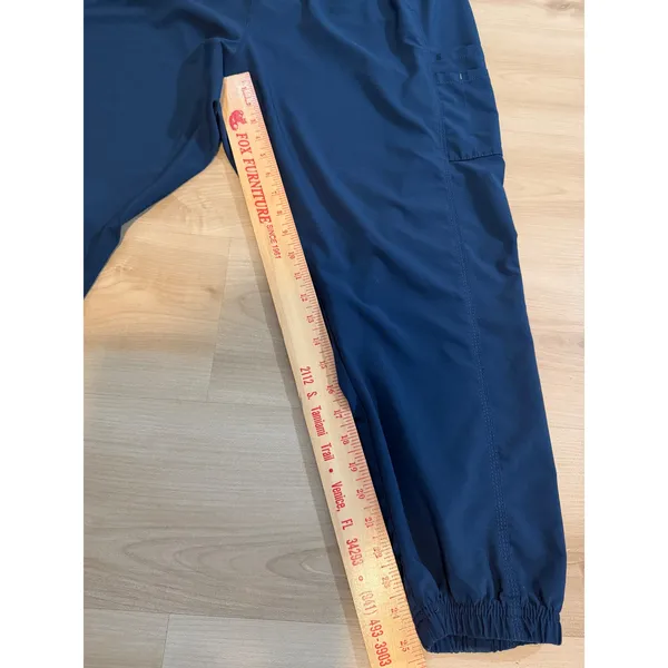 Carhartt Force Jogger Scrub Pants Blue 2XL Petite Women C52610 Cargo Workwear - Image 3