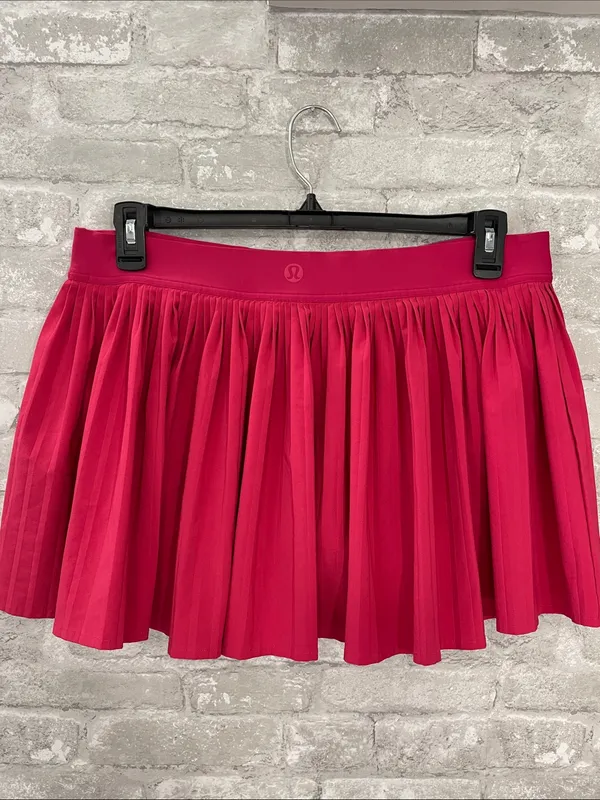 Lululemon Varsity High-Rise Pleated Tennis Skirt Glaze Pink - Image 2