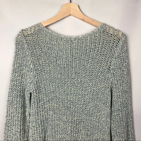 Ralph Lauren Lauren Jeans Company‎ Blue Knit Pullover Sweater L - Image 6