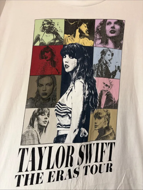 Taylor Swift The Eras Tour 2023 T-Shirt Official Merch Tour Dates Size M - Image 5