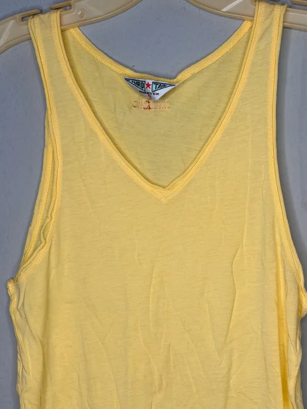 Hard Tail Forever Yellow Tank Top nwot - Image 2