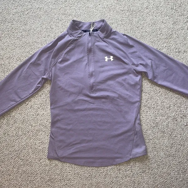 light purple under armour quarter zip - Image 2