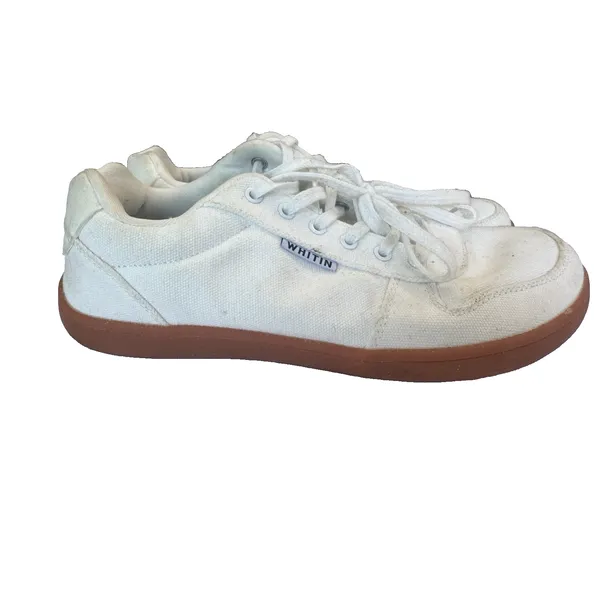 WHITIN Barefoot Shoes Women's size 9.5 10 EU 41 White Wide Toe Box Gum Sole - Image 2
