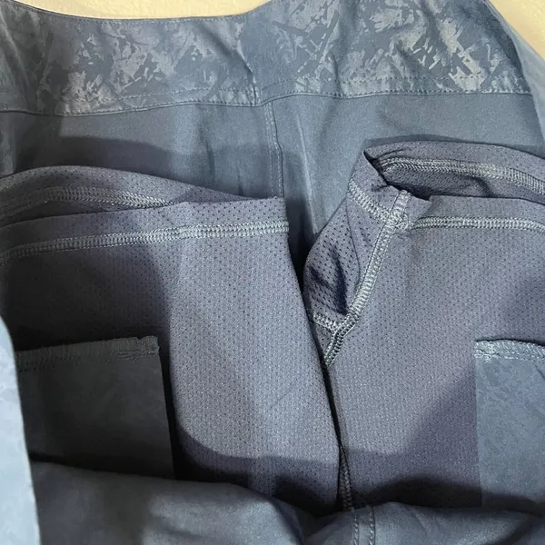 ORVIS Travel Skort Large Shattered‎ Glass Embossed print Blue Pull-On Athletic - Image 7